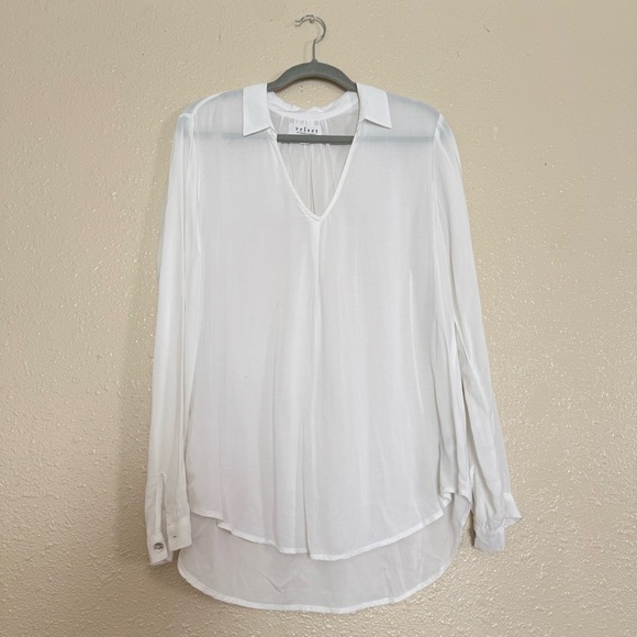Velvet by Graham & Spencer Carrie Rayon Challis Blouse Top - Picture 1 of 5